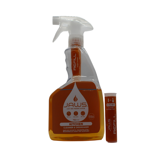 JAWS Kitchen Cleaner & Degreaser Starter Kit (Makes 1.5 litres, 2 * 750ml when made)