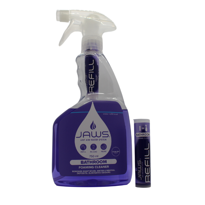 JAWS Bathroom Foaming Cleaner Starter Kit (Makes 1.5 litres, 2 * 750ml when made)