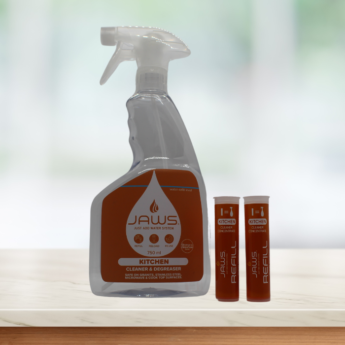 JAWS Kitchen Cleaner & Degreaser Starter Kit (Makes 1.5 litres, 2 * 750ml when made)