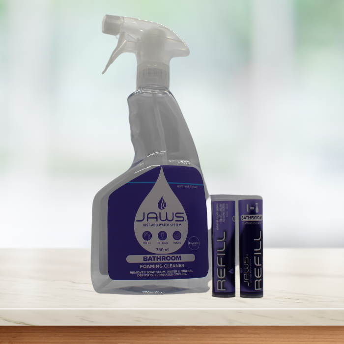 JAWS Bathroom Foaming Cleaner Starter Kit (Makes 1.5 litres, 2 * 750ml when made)